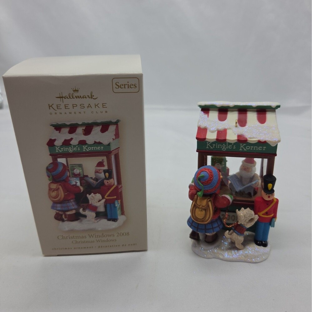 Christmas Windows Kringles Corner 2008 Hallmark Keepsake Ornament